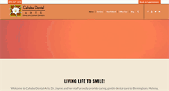 Desktop Screenshot of cahabadentalarts.com
